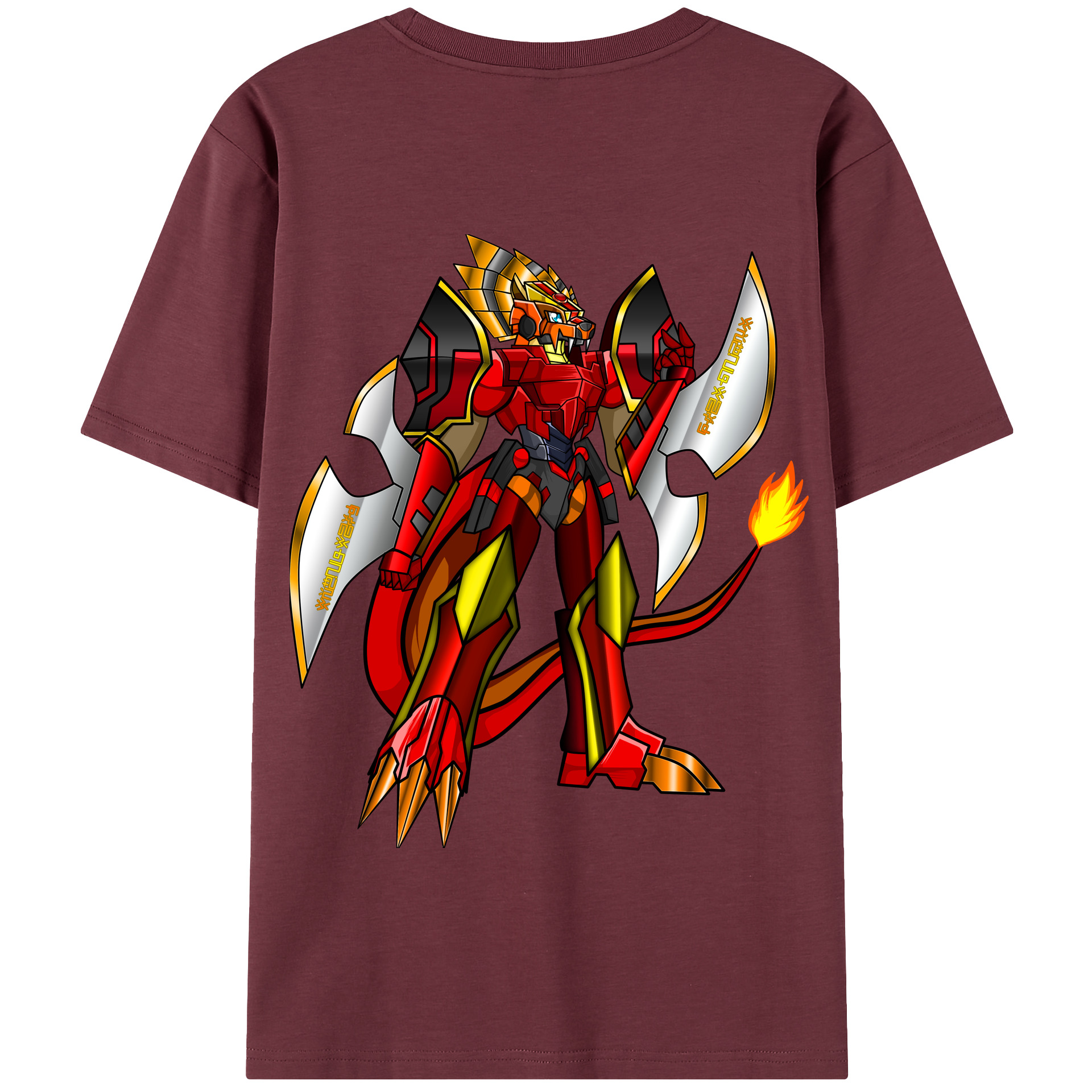 （画像用） Digimon デジタルモンスター/デジモン 綿100％半袖Tシャツ（背面プリント）